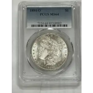 1884-O Silver Morgan Dollar $1 PCGS MS64 (3)