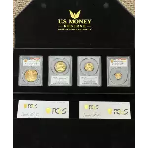 1994-W - Four Coin Set - 1/10, 1/4, 1/2, 1 oz Gold Eagles Proof - PR 69 (Reagan Leagacy Series) (5)