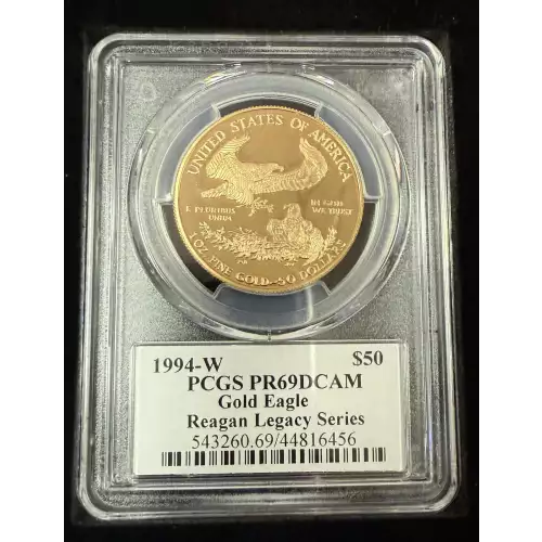1994-W - Four Coin Set - 1/10, 1/4, 1/2, 1 oz Gold Eagles Proof - PR 69 (Reagan Leagacy Series) (5)