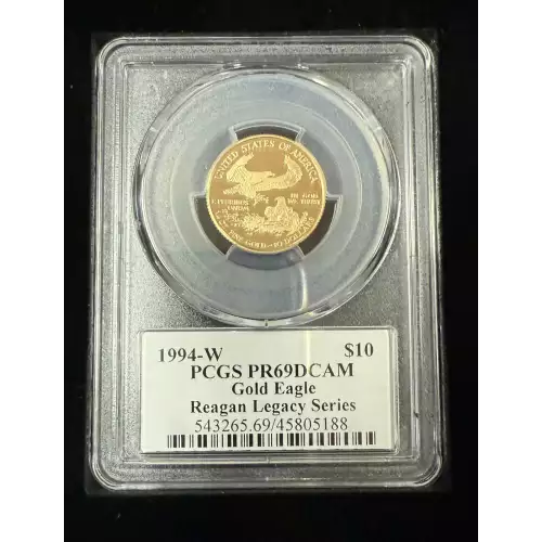 1994-W - Four Coin Set - 1/10, 1/4, 1/2, 1 oz Gold Eagles Proof - PR 69 (Reagan Leagacy Series) (2)