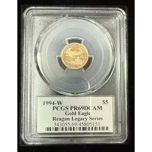 1994-W - Four Coin Set - 1/10, 1/4, 1/2, 1 oz Gold Eagles Proof - PR 69 (Reagan Leagacy Series) (3)