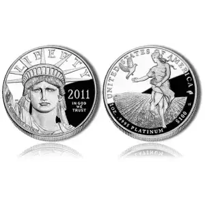 2011 Untied States Mint American Eagle Platinum Coin 