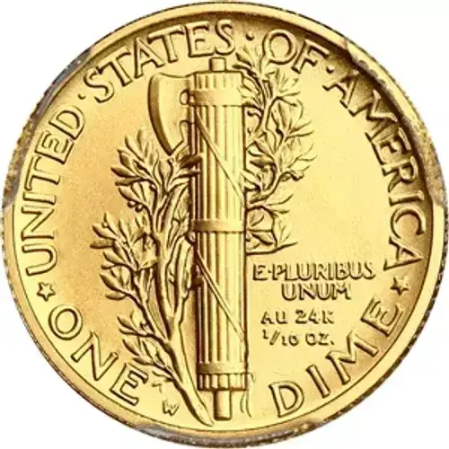 2016-W Gold Mercury Dime Centennial Series (2)