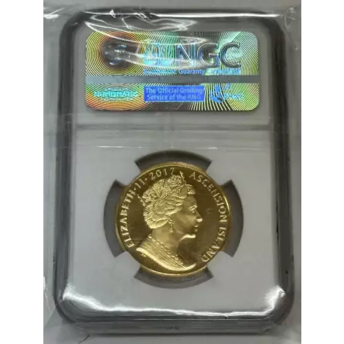 2017 Ascension Gold 1/2 Crown NGC PF70 Diana Princess of Whales Ultra High Relief  Ultra Cameo