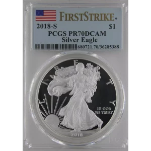 2018-S $1 Silver Eagle First Strike, DCAM (2)