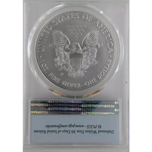 2018-W $1 Burnished Silver Eagle First Strike (2)
