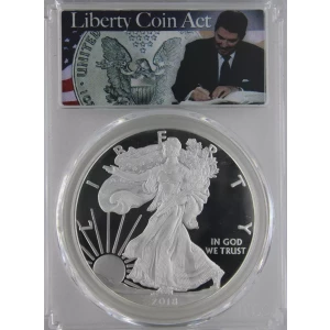 2018-W $1 Silver Eagle First Strike, DCAM (2)