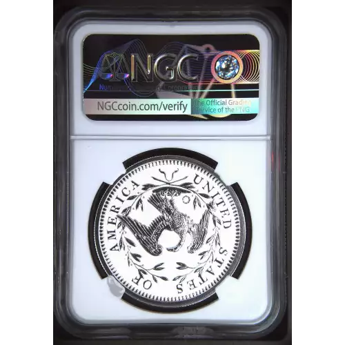 2019 1oz Smithsonian Collection U.S. First Silver Dollar 100 Greatest U.S. Coins  (3)