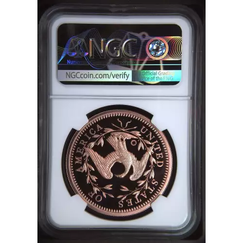 2019 39.4mm Smithsonian Collection U.S. First Silver Dollar 100 Greatest U.S. Coins ULTRA CAMEO (3)