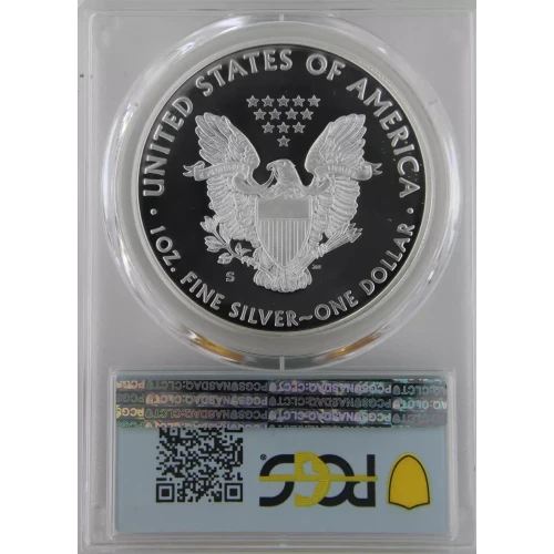 2019-S $1 Silver Eagle First Day of Issue, DCAM