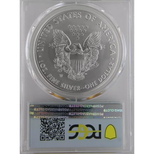 2019-W $1 Burnished Silver Eagle First Day of Issue (2)