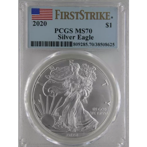 2020 $1 Silver Eagle First Strike