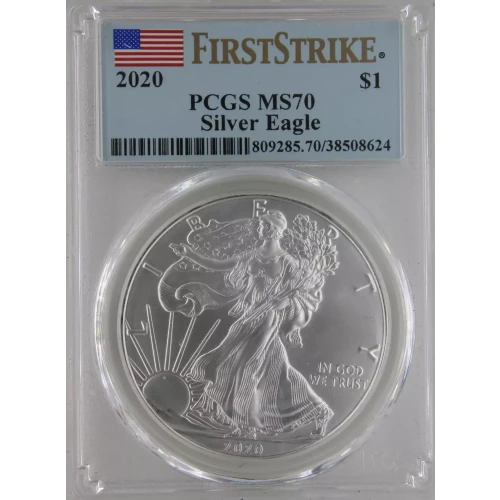 2020 $1 Silver Eagle First Strike