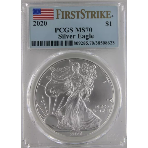 2020 $1 Silver Eagle First Strike