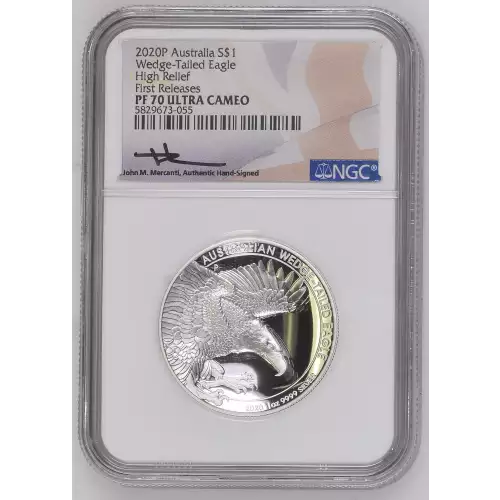 2020P Wedge-Tailed Eagle High Relief - FR ULTRA CAMEO (2)