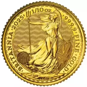 2025 1/10oz British Gold Britannia