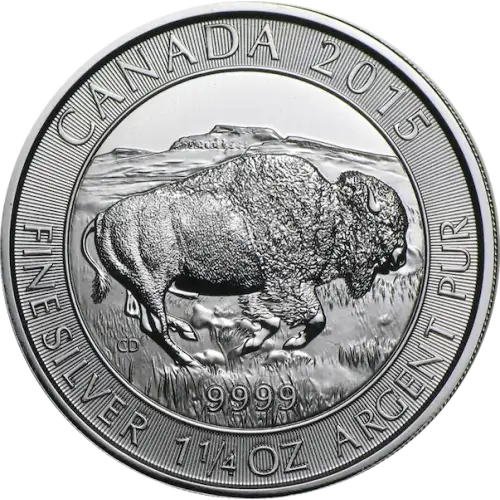 Any Year 1.25oz Canadian Silver Bison (2)