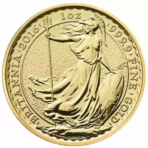 Any Year 1oz British Gold Britannia - 9999 (2013-present) (2)