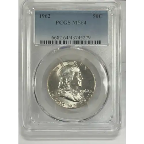 Franklin Half Dollar NGC MS64 4 Coin Set 1960, 61, 62, 63. (5)