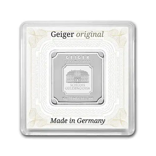 Geiger Silver Bar (10-Gram)