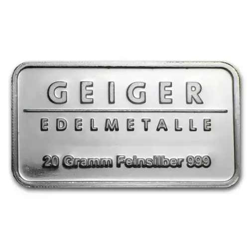 Geiger Silver Bar (20-Gram) (2)