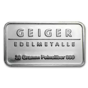 Geiger Silver Bar (20-Gram) (2)