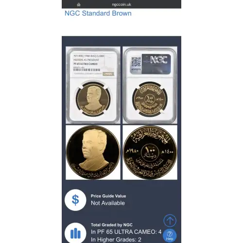 IRAQ Gold 50 DINARS (4)