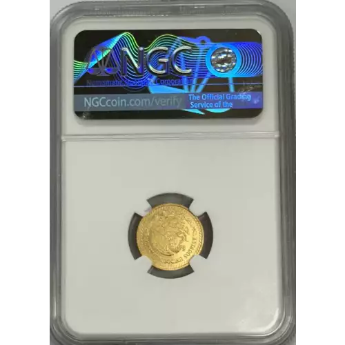 MEXICO Gold 1/10 ONZA (1/10 Ounce of Pure Gold) (2)