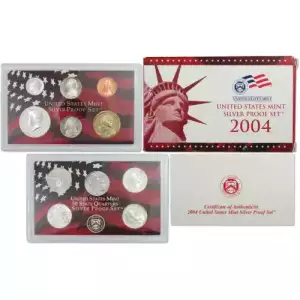 Mint Proof Set - 2004S 11 Piece Silver ($2.96 FV) - Set