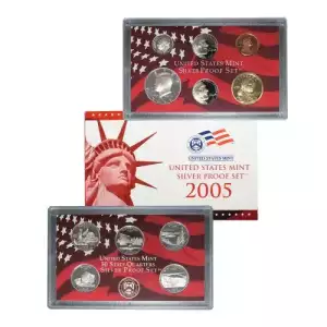 Mint Proof Set - 2005-S 11 Piece Silver ($2.96 FV) - Set