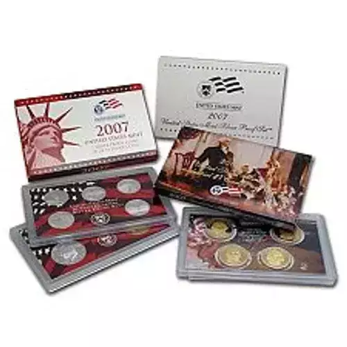 Mint Proof Set - 2007S 14 Piece Silver ($6.91 FV) - Set