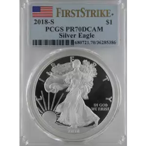 2018-S $1 Silver Eagle First Strike, DCAM (2)