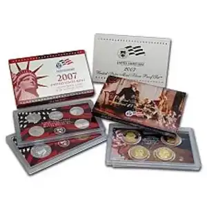 Mint Proof Set - 2007S 14 Piece Silver ($6.91 FV) - Set