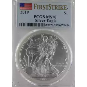 2019 $1 Silver Eagle First Strike