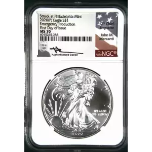 2020(P) Emergency Production First Day of Issue Struck at Philadelphia  (2)